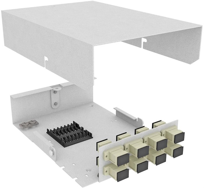 Кросс оптический настенный  TopLAN КРНМ-Top-08LC/U-OM2-GY 649257