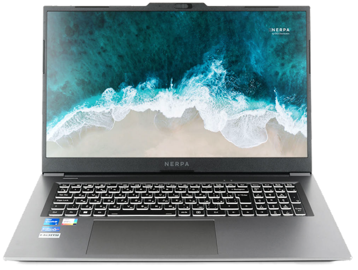 Ноутбук  Nerpa Caspica I552-17 17.3 ", Core i5, 8 Гб RAM, 256 Гб SSD, Iris Xe Graphics, Серый 1047383
