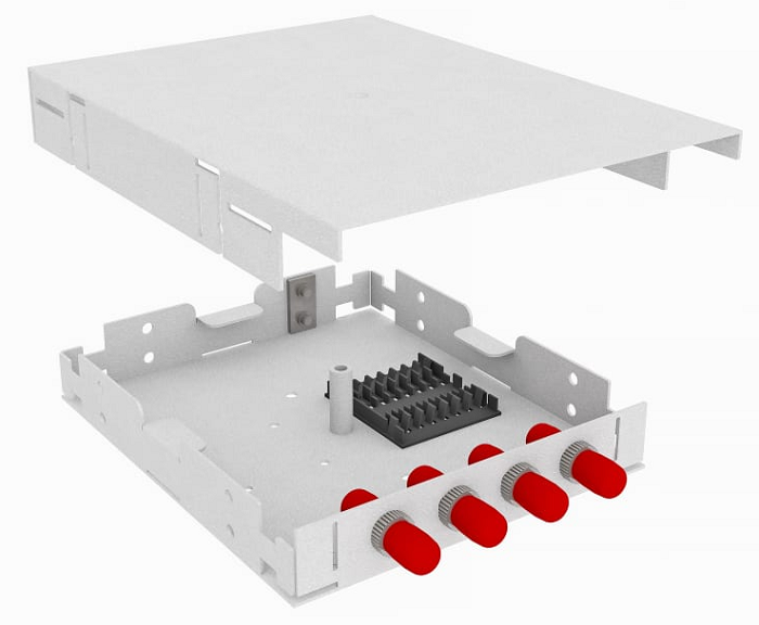 Кросс оптический настенный  TopLAN КРНМ-Top-04ST/U-OS2-GY 649235