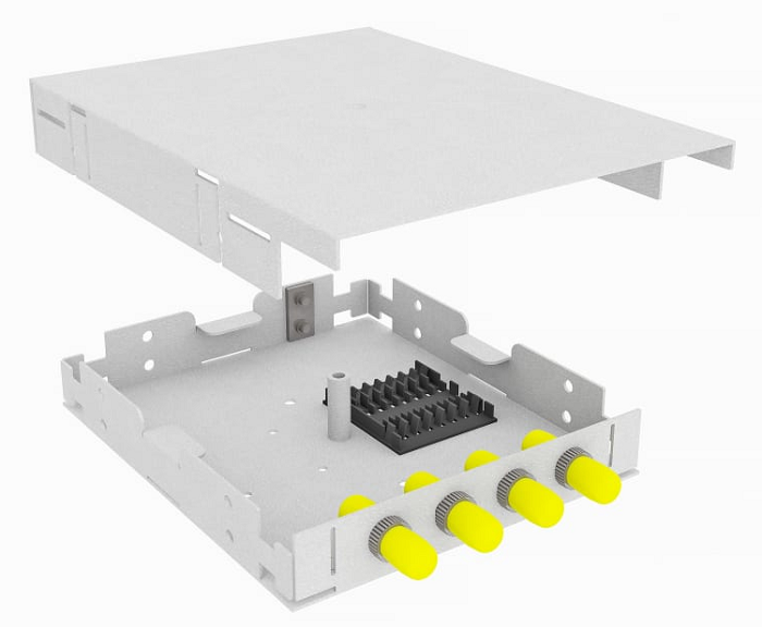 Кросс оптический настенный  TopLAN КРНМ-Top-04ST/U-OM2-GY 649234