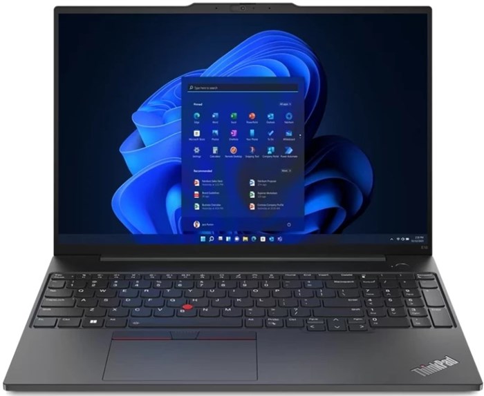Ноутбук  Lenovo ThinkPad E16 G1 16 ", Ryzen 5, 48 Гб RAM, 512 Гб SSD, Radeon Graphics, Черный 1217797