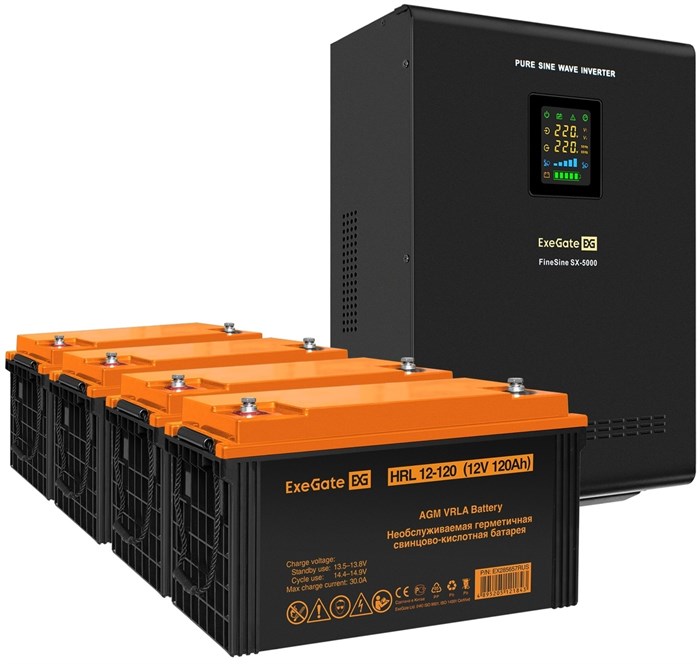 Комплект  Exegate FineSine SX-5000.LCD.AVR.2SH.T 1118474