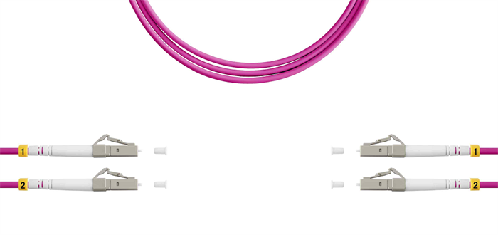 Патч-корд волоконно-оптический TELCORD ШОС-2x3.0-2LC/U(dx)-2LC/U(dx)-MM504-30м-LSZH-MG 1078651