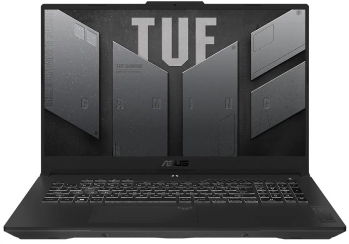 Ноутбук  ASUS TUF Gaming A17 FA707NUR-HX013 17.3 ", Ryzen 7, 16 Гб RAM, 512 Гб SSD, GeForce RTX 4050, Серый 1133291