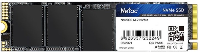 Накопитель SSD M.2 2280 Netac NT01NV2000-512-E4X 512 ГБ 859490