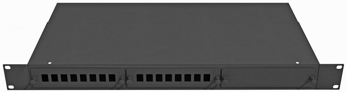 Кросс оптический стоечный  TopLAN КРС-Top-1U-16SC/DLC-BK 648998
