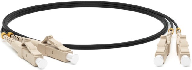 Патч-корд волоконно-оптический Hyperline FC-D2-504-LC/PR-LC/PR-H-5M-LSZH-BK 1150966