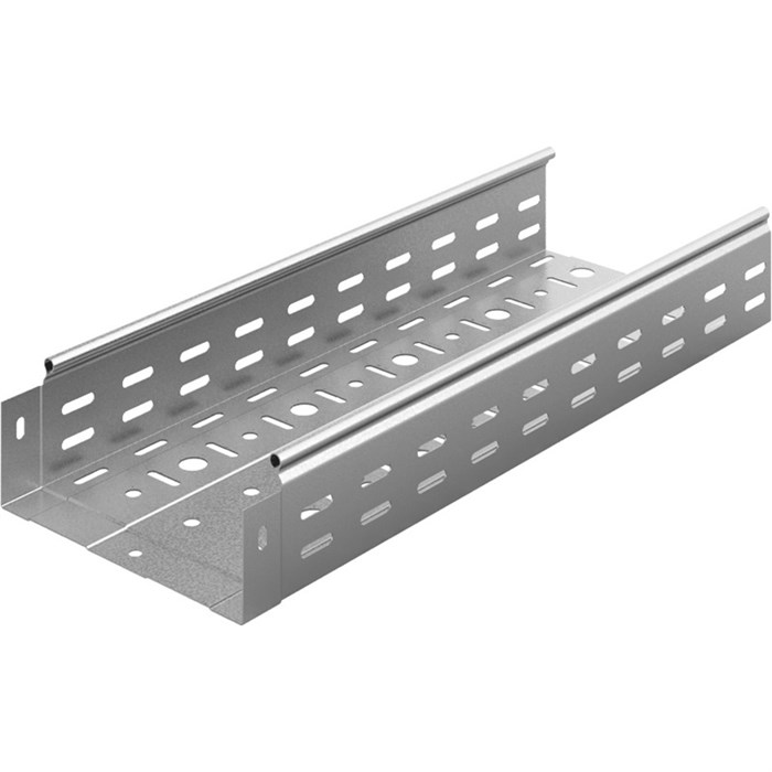 Лоток листовой перфорированный Ostec ЛПМЗТ-200х80х3000-0,8-СЦ 915395