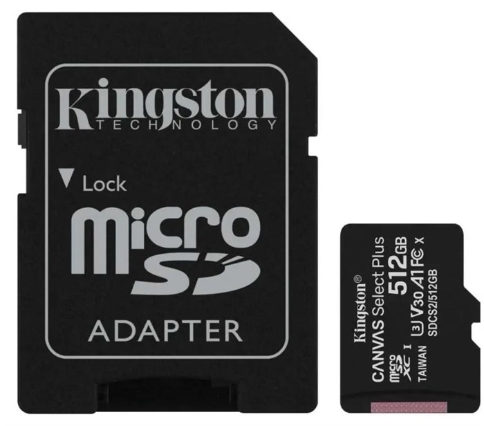 Карта памяти MicroSDXC 512GB Kingston SDCS3/512GB 1234149