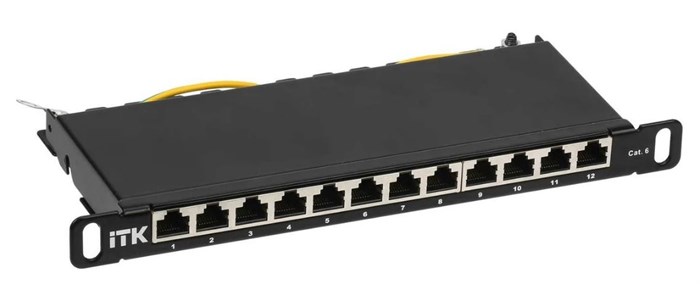 Патч-панель 10", 12xRJ45, STP, Кат. 6 ITK PP12-D05UC06S-D05-10 1164688