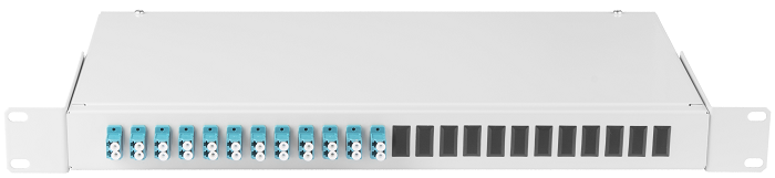 Кросс оптический стоечный 19" стационарный 1U NikoMax NMF-RP24LCUS2-WS-ES-1U-GY 830427