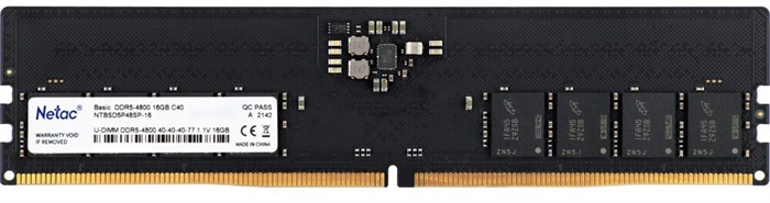 Модуль памяти DDR5 16GB Netac NTBSD5P48SP-16 902456