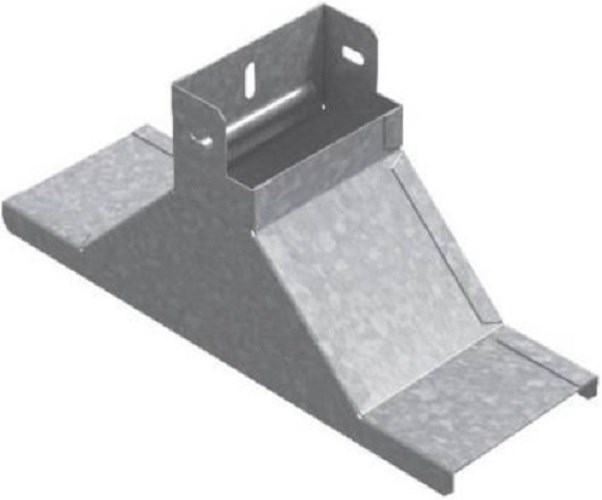 Крышка - ответвитель, вверх  Ostec КОВ-100х80-1,0-СЦ 914824