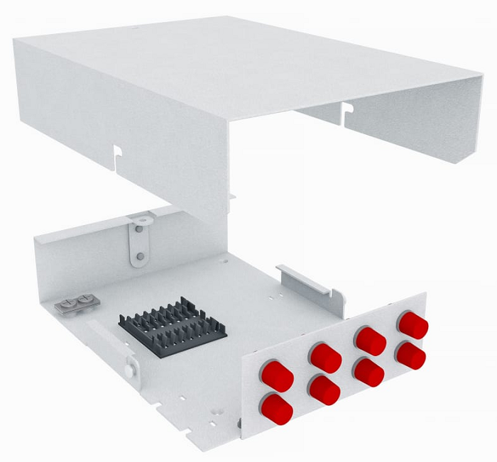 Кросс оптический настенный  TopLAN КРНМ-Top-08FC/U-OS2-GY 649256