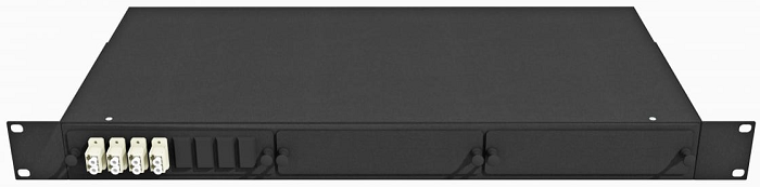 Кросс оптический стоечный  TopLAN КРС-Top-1U-08LC/U-OM2-BK 649112