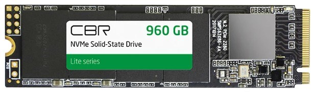 Накопитель SSD M.2 2280 CBR SSD-960GB-M.2-LT22 960 ГБ 1181955