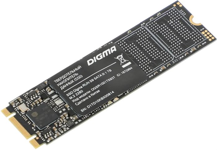 Накопитель SSD M.2 2280 Digma DGSR1001TS93T 1024 ГБ 1065784
