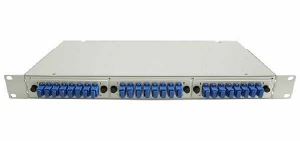 Кросс оптический стоечный 19" стационарный 1U TELCORD КСу-24-1U 16-LC/MM-d-32-LC/UPC-MM50(OM4)-1-КУ-GY 806525