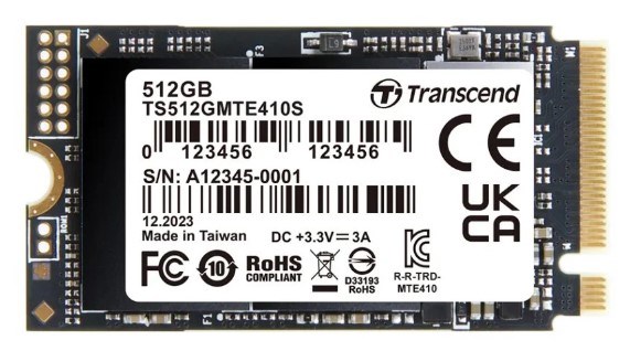 Накопитель SSD M.2 2242 Transcend TS512GMTE410S 512 ГБ 1107880