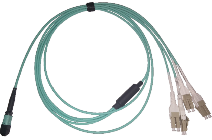 Кабель патч-корд волоконно-оптический Vimcom CA-MM50(8OM3)-LSZH-MPOf-4DLC-TypeB-5.0(3.0/2.0) 833025