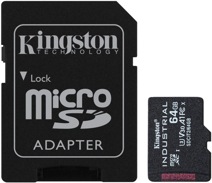Промышленная карта памяти MicroSDXC 64Gb Kingston SDCIT2/64GB 872544