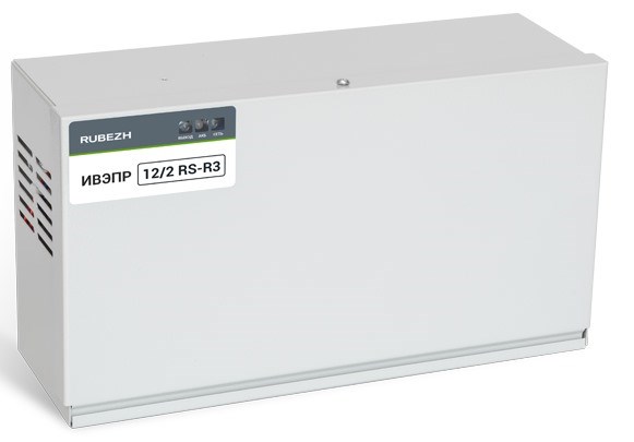 Источник питания  Рубеж ИВЭПР 12/2 RS-R3 2х12 БР 947031