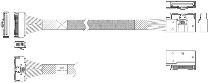 Кабель  Luxshare L285MM002-SD-R 1191768