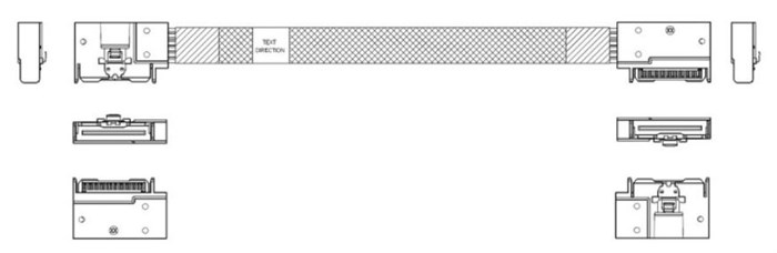 Кабель  JPC P732FGB00800-1 1078139