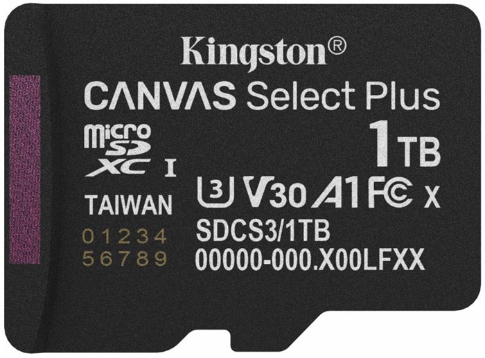 Карта памяти MicroSDXC 1024GB Kingston SDCS3/1TBSP 1234147