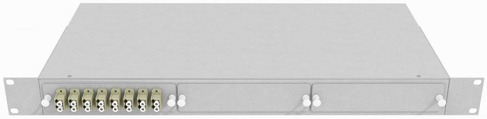 Кросс оптический стоечный  TopLAN КРС-Top-1U-16LC/U-OM2-GY 648996