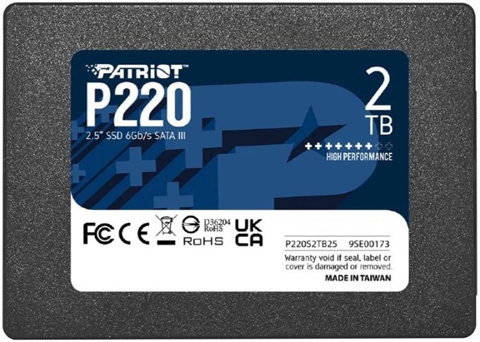 Накопитель SSD 2.5'' Patriot Memory P220S2TB25 2000 ГБ 1030042
