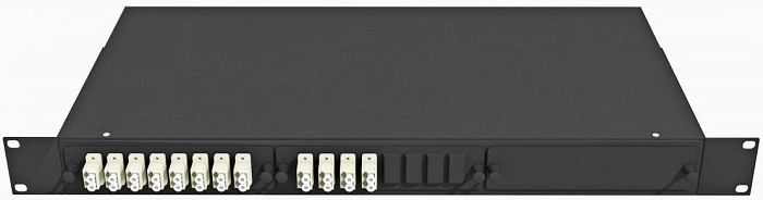 Кросс оптический стоечный  TopLAN КРС-Top-1U-24LC/U-OM2-BK 649014