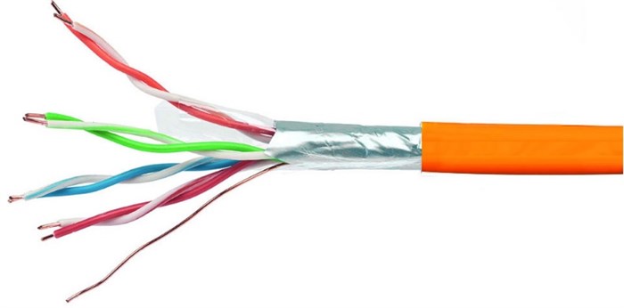 Кабель витая пара F/UTP 5e кат. 4 пары Cablexpert FPC-5051E-LSZH-4-CU 1140109