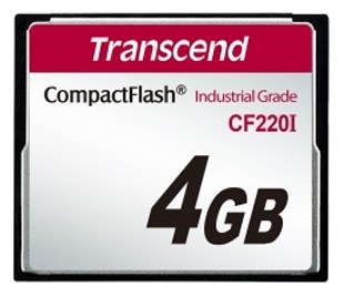 Промышленная карта памяти CompactFlash 4GB Transcend TS4GCF220I 543300