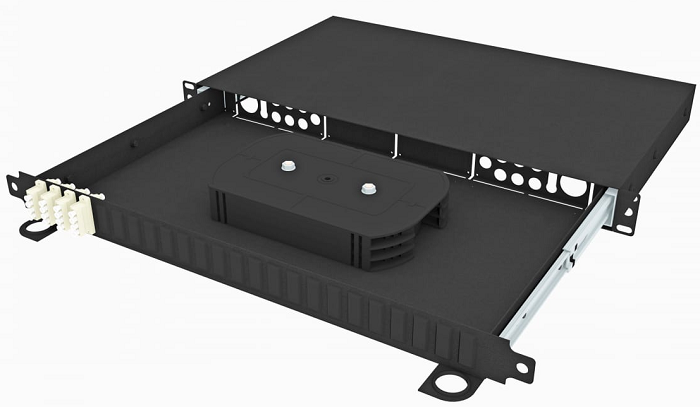 Кросс оптический стоечный  TopLAN КРСв-Top-1U-16LC/U-OM2-BK 649149