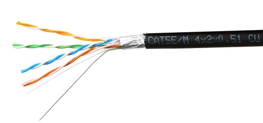 Кабель витая пара F/UTP 5e кат. 4 пары SkyNet CSP-FTP-4-CU-OUTR 771027