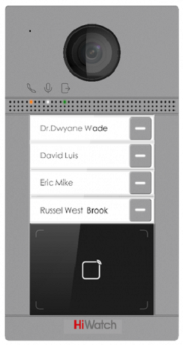 Вызывная панель  HiWatch VDP-D4214W/Flush 848836