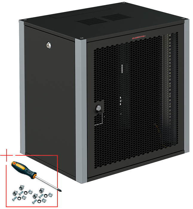 Шкаф настенный 19", 6U SYSMATRIX WP 6306.930 847554