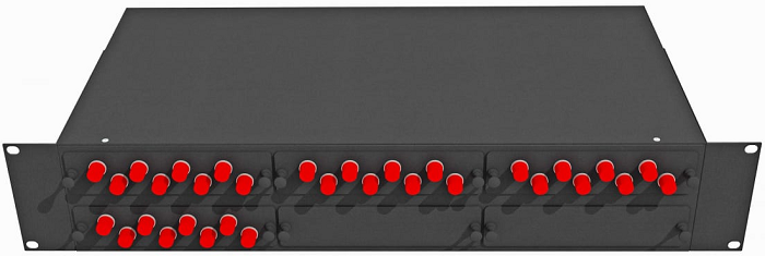 Кросс оптический стоечный  TopLAN КРС-Top-2U-32FC/U-OS2-BK 649028