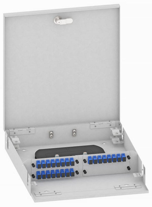 Кросс оптический настенный  TopLAN КРН-Top-24SC/U-OS2-GY 649206