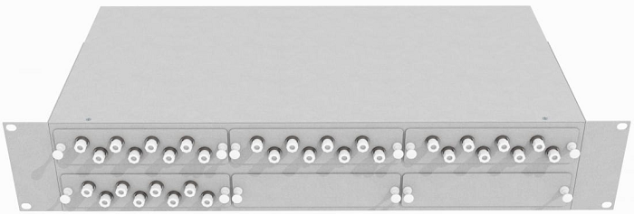 Кросс оптический стоечный  TopLAN КРС-Top-2U-32FC/U-OM2-GY 649029