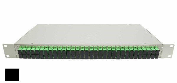 Кросс оптический стоечный 19" стационарный 1U TELCORD КСу-32-1U 32-LC/MM-d-128-LC/UPC-MM50-4-КУ-BK 806978