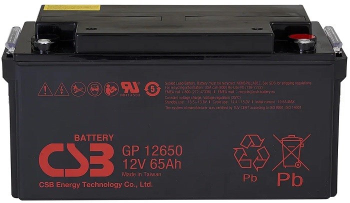 Аккумулятор  CSB GP12650 1176100