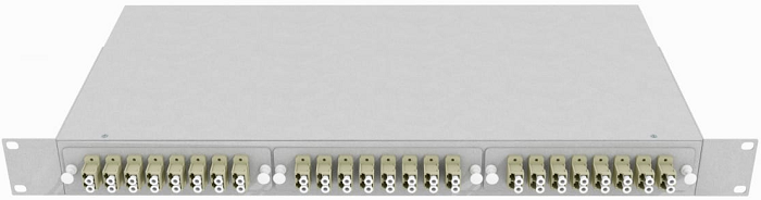Кросс оптический стоечный  TopLAN КРС-Top-1U-48LC/U-OM2-GY 649068