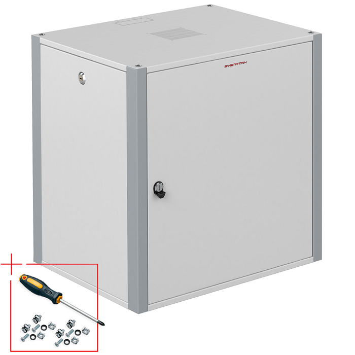 Шкаф настенный 19", 12U SYSMATRIX WP 6412.720 810431