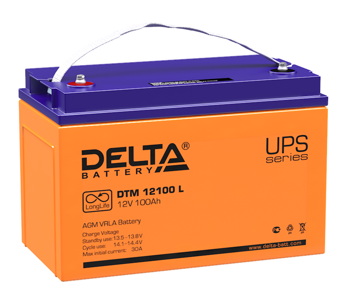 Батарея  Delta DTM 12100 L 645261