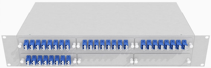 Кросс оптический стоечный  TopLAN КРС-Top-2U-64LC/U-OS2-GY 649091