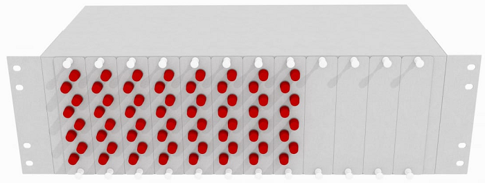 Кросс оптический стоечный  TopLAN КРС-Top-3U-64FC/U-OS2-GY 649086