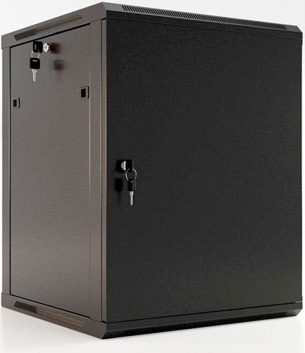 Шкаф настенный 19", 9U Hyperline TWB-0966-SR-RAL9004 590544