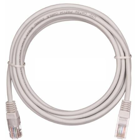 Кабель патч-корд U/UTP 5e кат. 1м Netlan EC-PC4UD55B-BC-LSZH-010-GY-10 596231